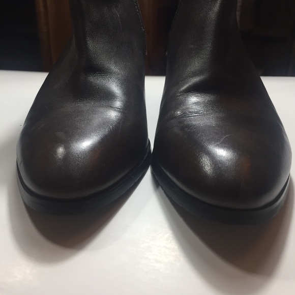 [Franco Sarto] ankle boots gray cute studs 6 1/2 - Picture 2 of 8